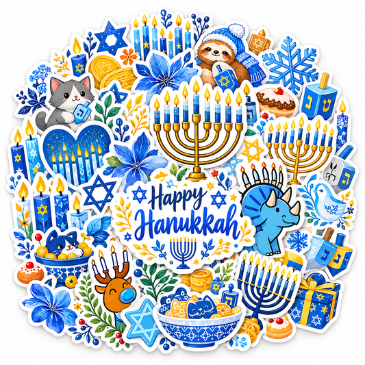 Hanukkah Stickers